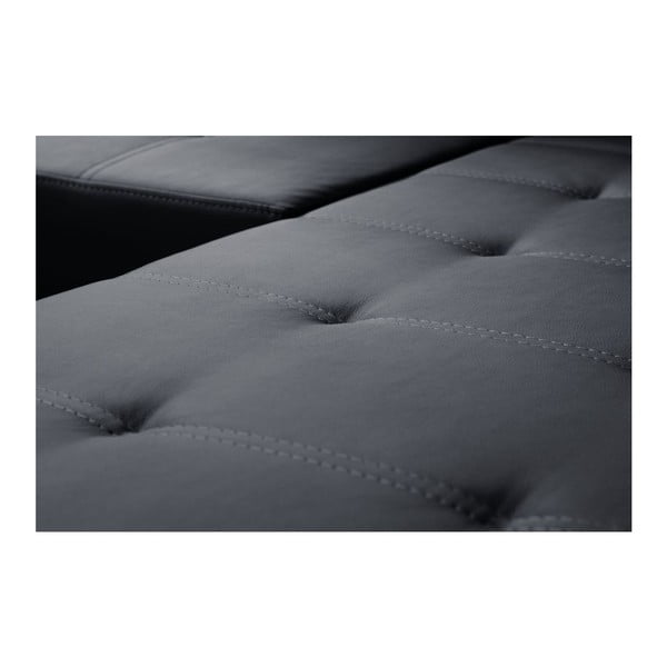 Tmavosivá pohovka Florenzzi Fioravanti s leňoškou na pravej strane-image-1