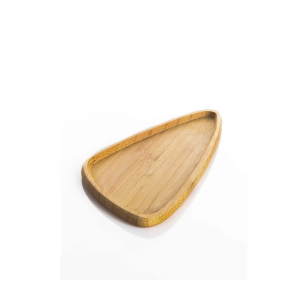 Bambusový servírovací tanier Bambum Viego Triangle S
