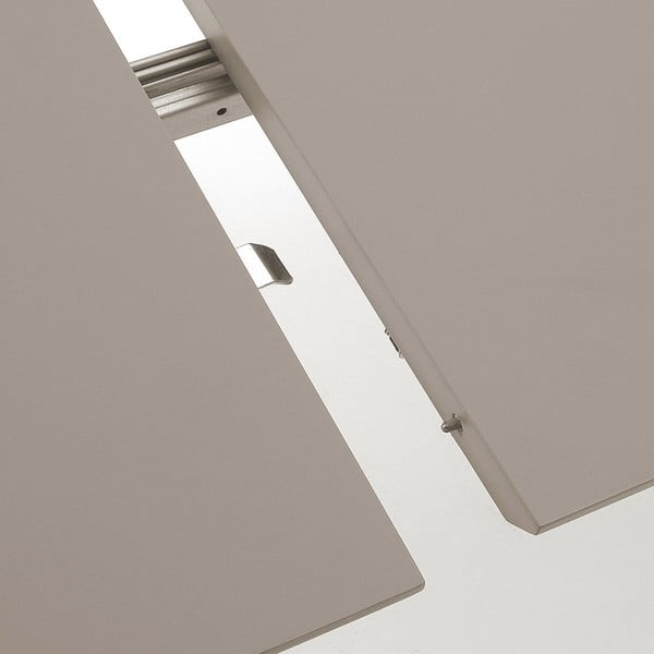 Sivý rozkladací jedálenský stôl Kave Home Oakland, 160 x 100 cm-image-1