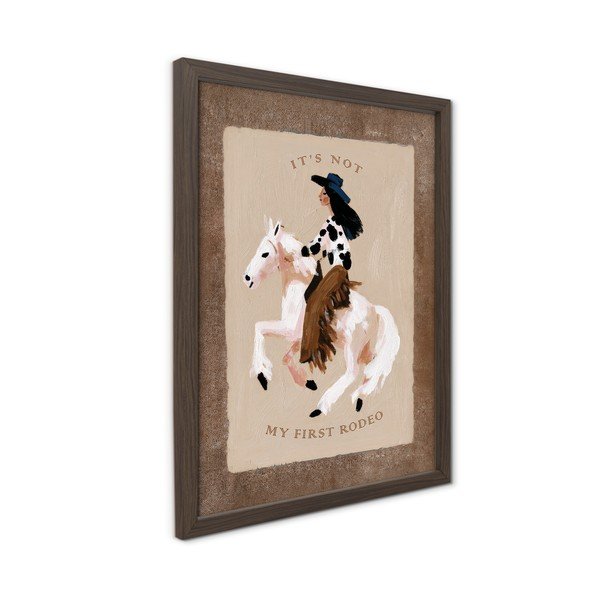 Tlačený obraz s rámom 30x40 cm Rodeo – Styler-image-4