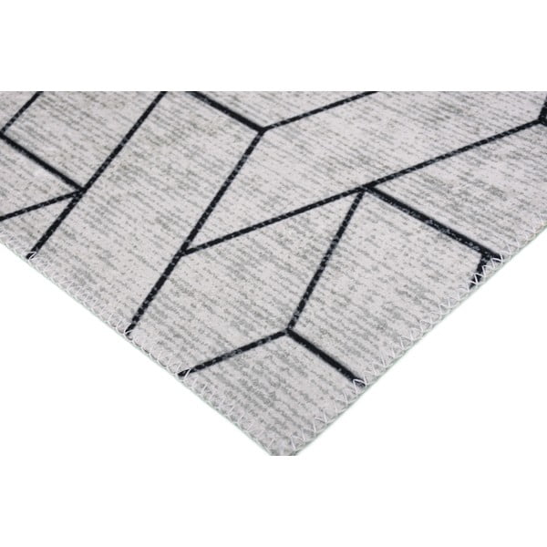 Svetlosivý umývateľný koberec 50x80 cm – Vitaus-image-2