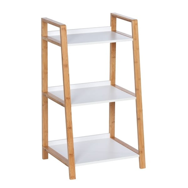 Bambusový kúpeľňový regál s 3 policami Wenko Finja-image-2