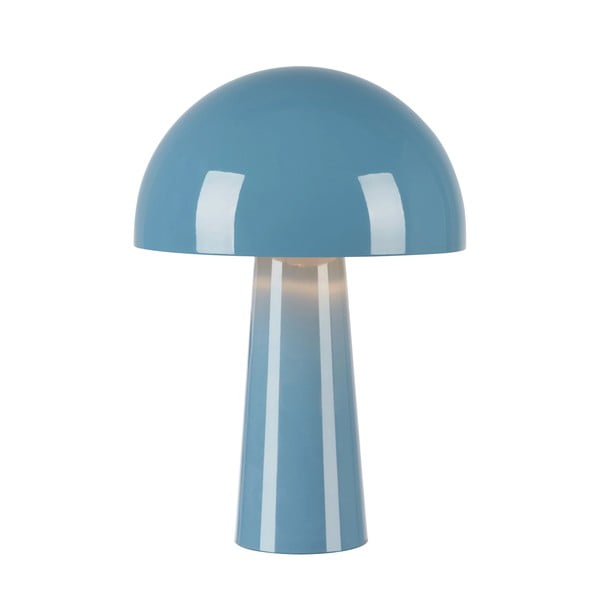 Modrá stolová lampa s kovovým tienidlom (výška 36 cm) Mantar – Markslöjd