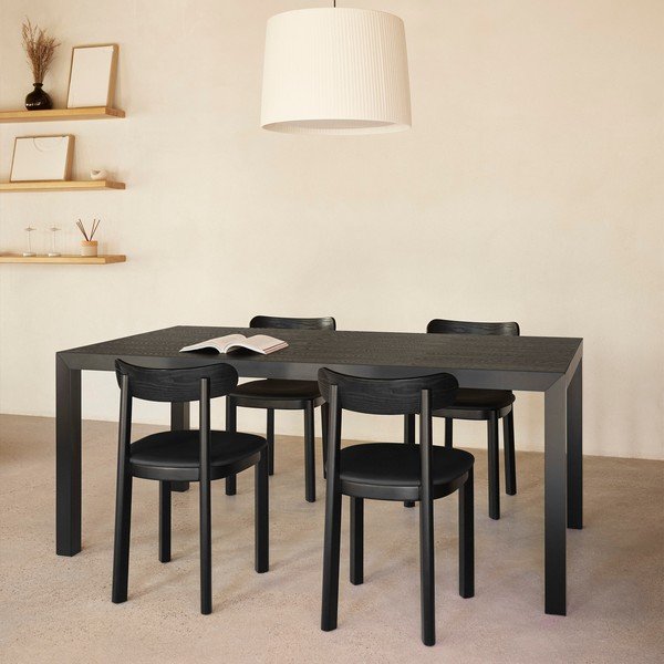 Jedálenský stôl s doskou z dubového dreva 75x180 cm Alma – Teulat-image-1