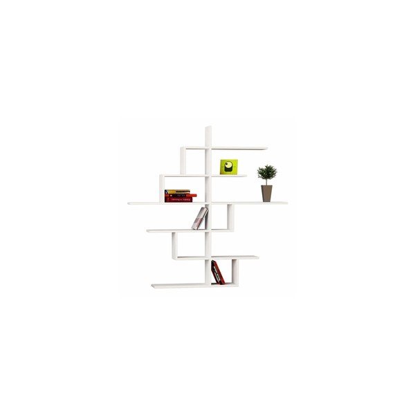 Biela nástenná polica Cizgi, šírka 150 cm