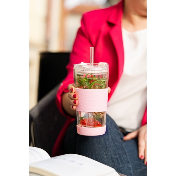 Ružový termo hrnček 600 ml Fuori – Vialli Design-image-2