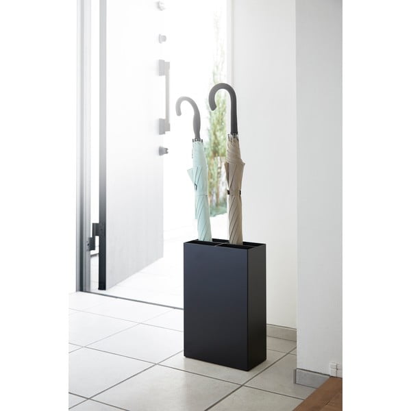 Čierny kovový stojan na dáždniky Yamazaki Smart-image-3