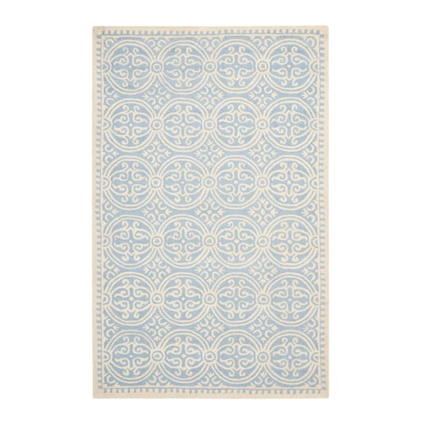 Vlnený koberec Marina Blue, 121x182 cm