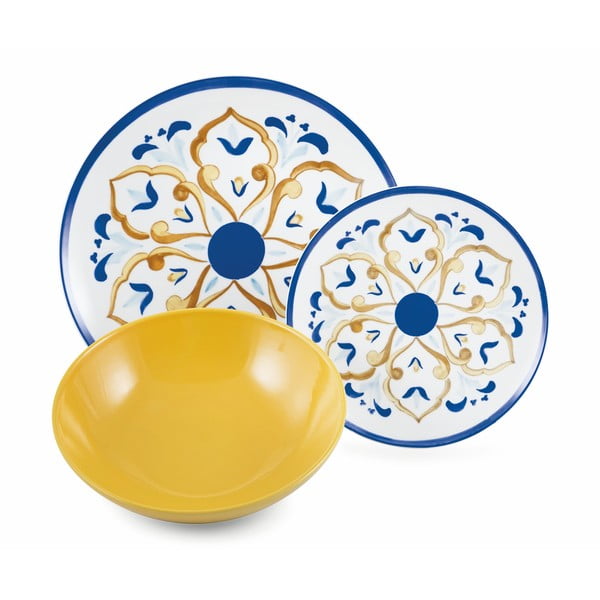 Porcelánovo-kameninová jedálenská súprava 18 ks Sicília – Villa d'Este-image-4