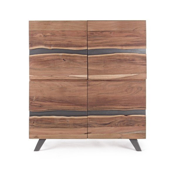 Komoda z akáciového dreva Bizzotto Aron, šírka 118 cm-image-1