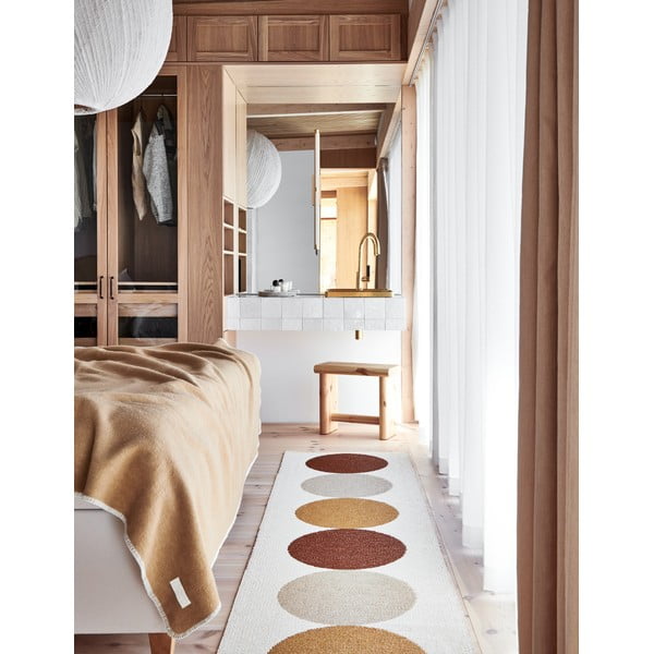 Okrovožlto-krémový vnútorný a vonkajší koberec 70x140 cm Otto Harvest – Pappelina-image-3