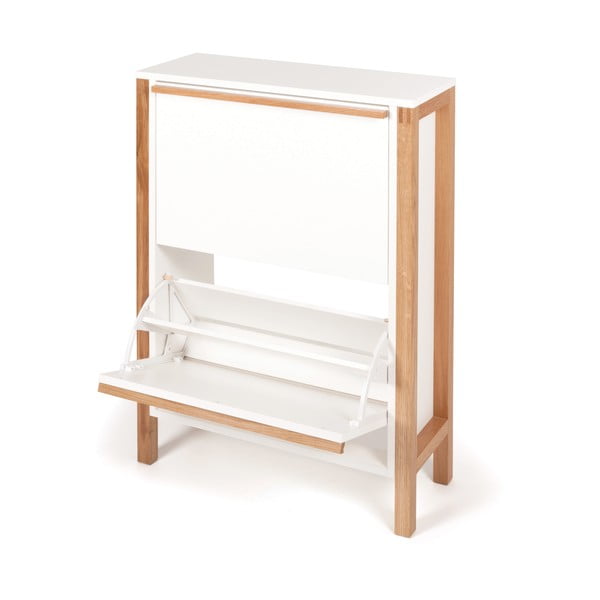 Skrinka na topánky s 2 zásuvkami Woodman Northgate-image-4