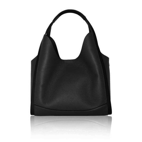 Čierna kožená kabelka Maison Bag Giade