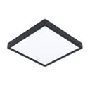 Čierne LED stropné svietidlo 28,5x28,5 cm FUEVA 5 – EGLO
