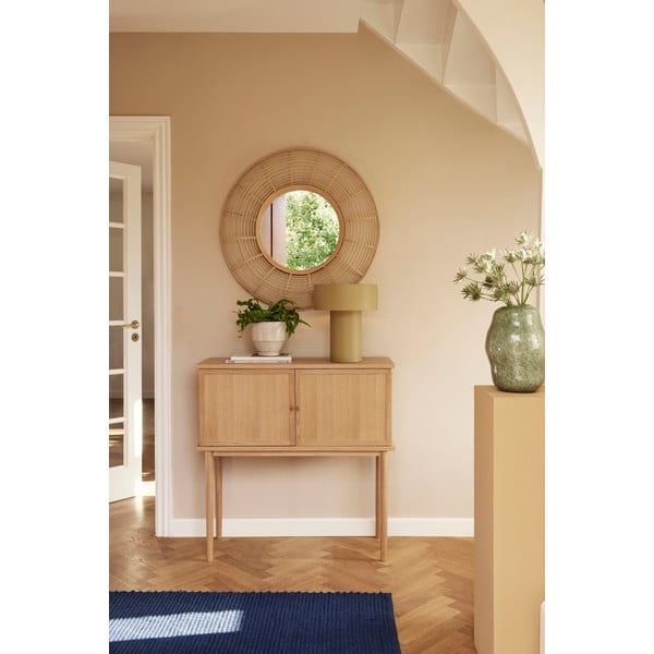 Skrinka v dekore duba v prírodnej farbe 90x90 cm Dash – Hübsch-image-1