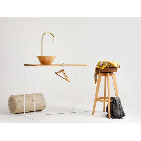 Konzolový stolík z dubového dreva CustomForm Memo-image-3