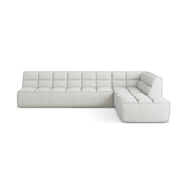 Krémovobiela modulárna rohová pohovka (variabilná) Kalai – Makamii