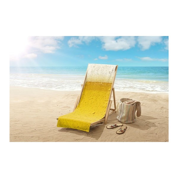 Plážová osuška s potlačou Good Morning Beer, 100 x 180 cm-image-1