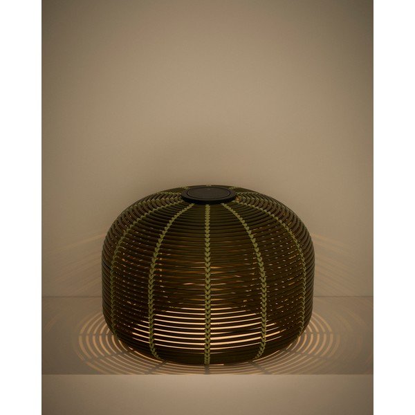 LED stolové/prenosné vonkajšie svietidlo so solárnym panelom/na USB ø 50 cm Garoina – Kave Home-image-2