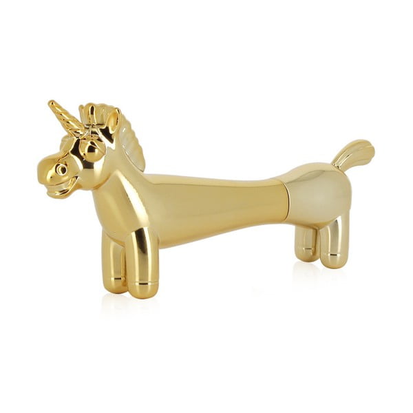 Pero v tvare jednorožca v zlatej farbe NPW ™ Pups To Go Unicorn
