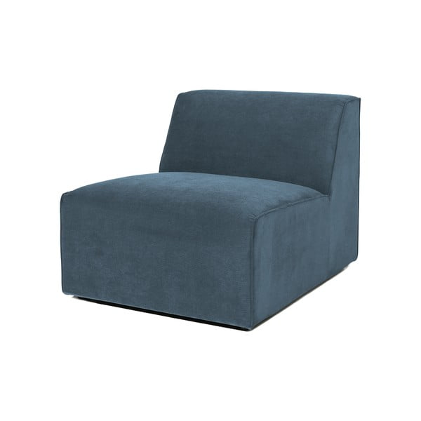 Modrý menčestrový modul pohovky (stredový diel) Sting – Scandic-image-1