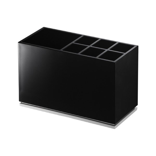 Čierny plastový stojan na zubné kefky Mist – YAMAZAKI