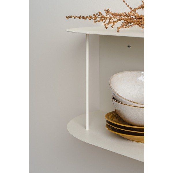 Tmavomodrá poschodová kovová polica 80 cm Lina – noo.ma-image-2