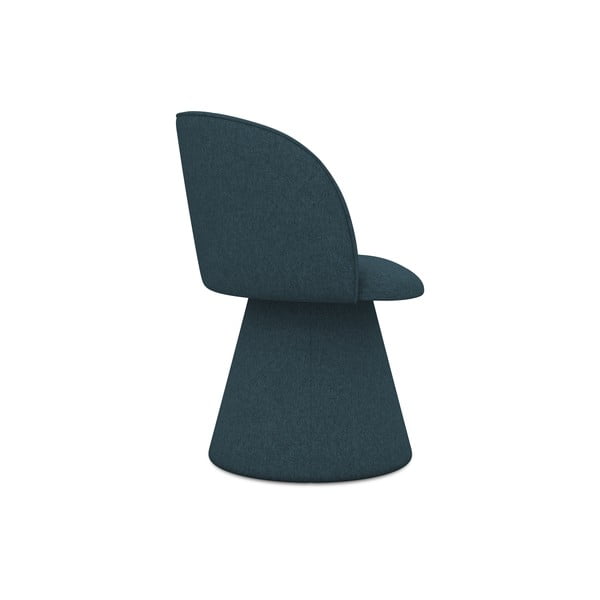 Čalúnené jedálenské kreslo v petrolejovej farbe Maia – Makamii-image-3