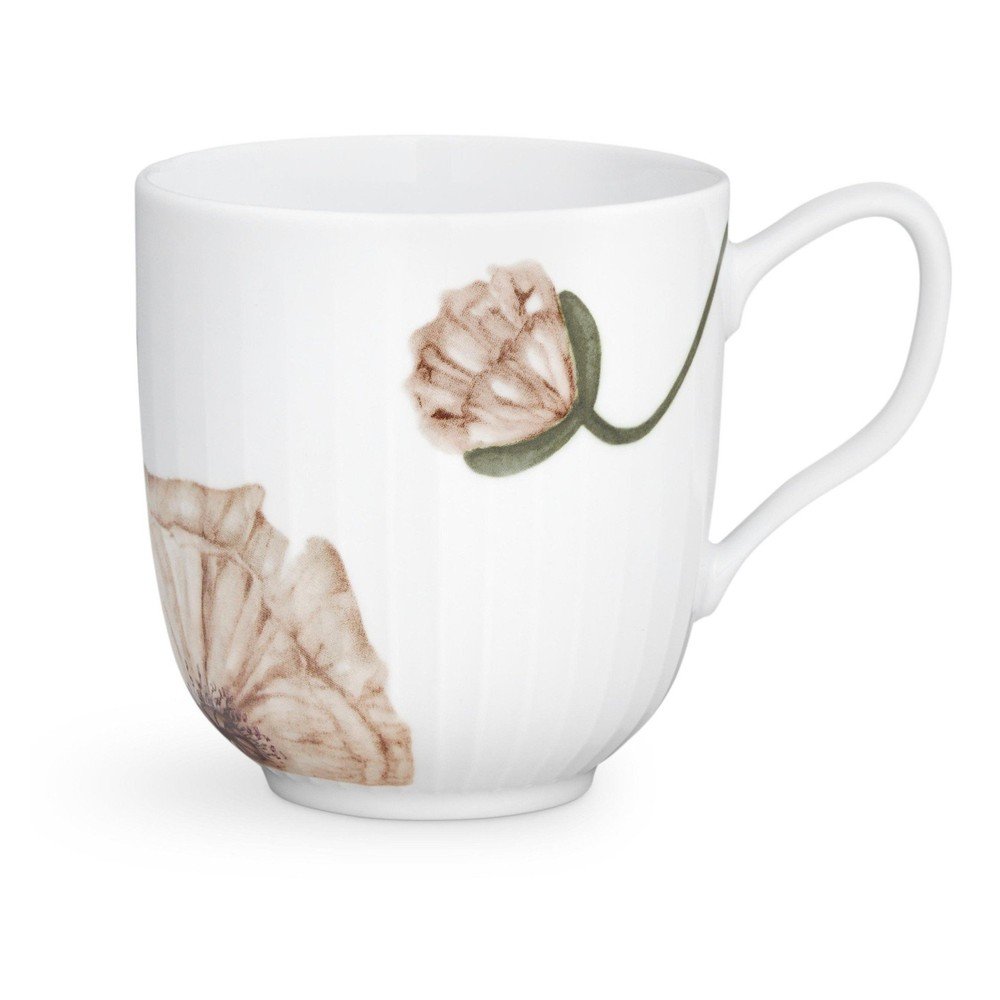 Biely porcelánový hrnček Kähler Design Hammershøi Poppy, 330 ml