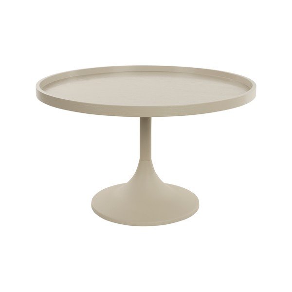 Béžový okrúhly konferenčný stolík ø 69 cm Jason – Zuiver