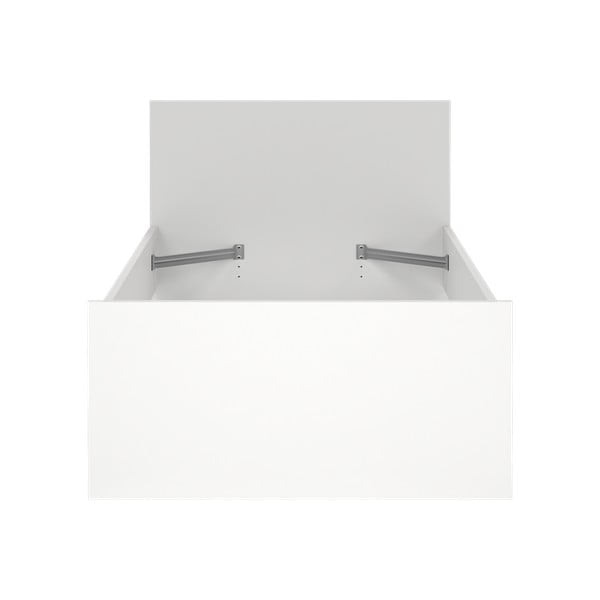 Biela jednolôžková posteľ 90x190 cm Naia – Tvilum-image-2