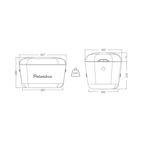 Fialový chladiaci box 20 l Pop – Polarbox-image-4