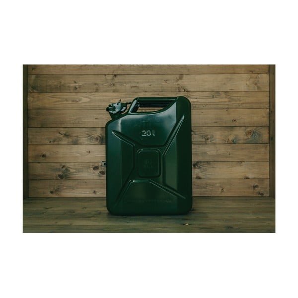 Set zeleného baru v tvare nádrže a 2 pohárov Designed By Man-image-3