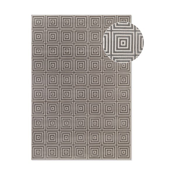 Sivý koberec 160x235 cm Perles Tourmaline – Elle Decoration