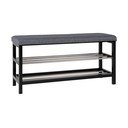 Sivá skrinka na topánky s lavicou Padova – House Nordic