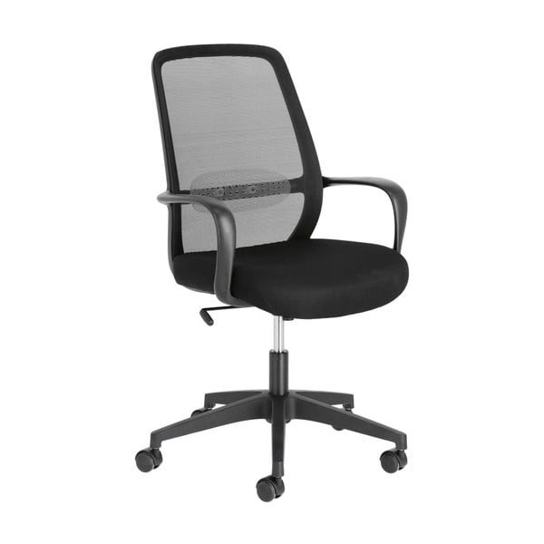 Čierna kancelárska stolička Melva – Kave Home