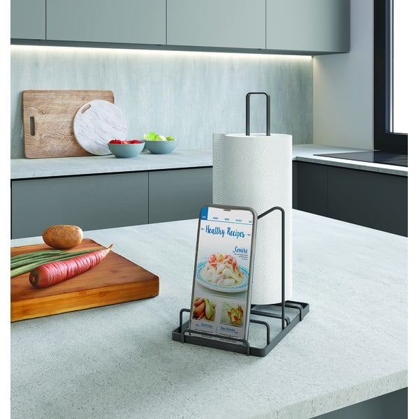 Držiak na kuchynské utierky z nerezovej ocele Tokyo Lava – Metaltex-image-3