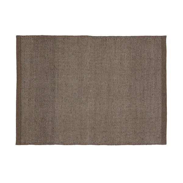 Vlnený koberec Bombay, 200x300 cm, tmavosivý