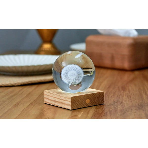 Tmavohnedá svetelná dekorácia na USB Amber – Gingko-image-4