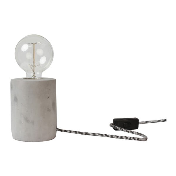 Stolová lampa s cementovým základom Opjet Paris, 13 cm