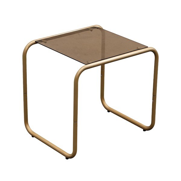 Odkladací stolík so sklenenou doskou 40x50 cm Ventana – Leitmotiv