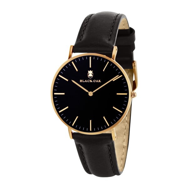 Zlato-čierne pánske hodinky Black Oak Stylimo