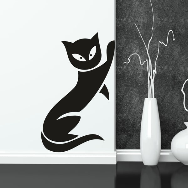 Samolepka na stenu Mačka, pravá strana