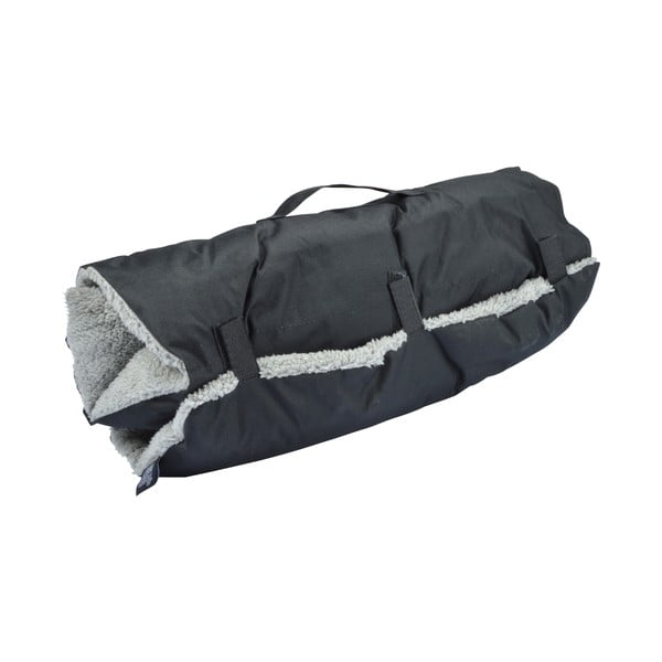 Čierna deka pre psa s baránkom 50x80 cm – Love Story