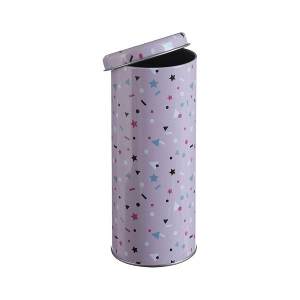 Valcovitá cínová dóza Premier Housewares Stellar, Ø 8 × 18 cm-image-2