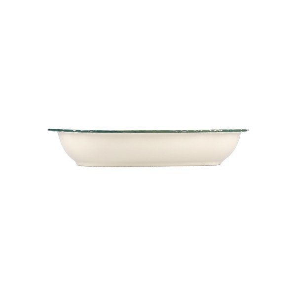Zelený/slonovinový servírovací porcelánový tanier Cyril – S|P Collection-image-2