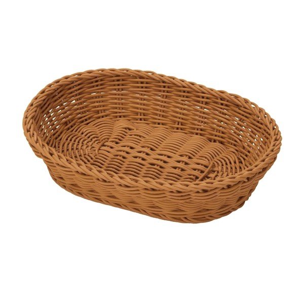 Košík Schale Oval Beige, 32x23x7 cm