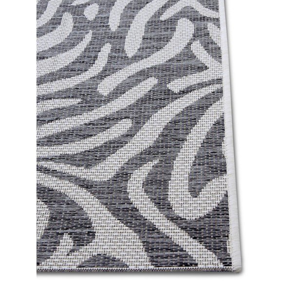Sivo-béžový vonkajší koberec NORTHRUGS Cebra, 160 x 230 cm-image-2