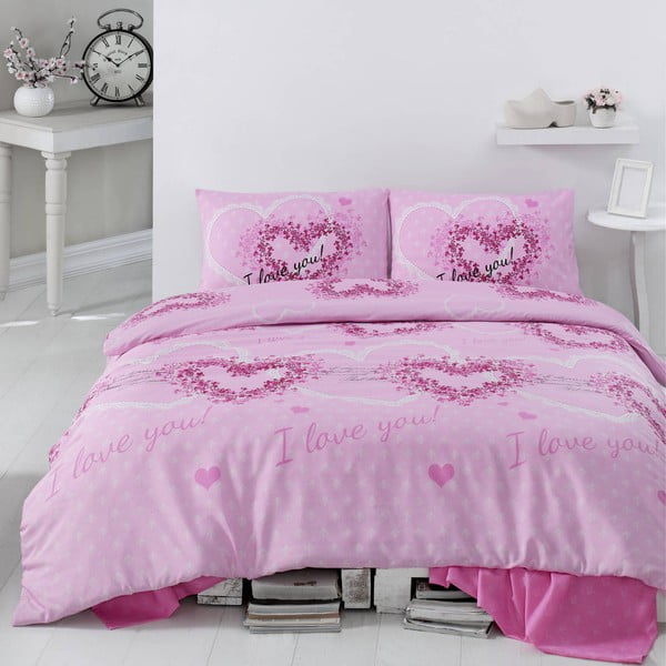 Obliečky Sueno Pink, 200x220 cm