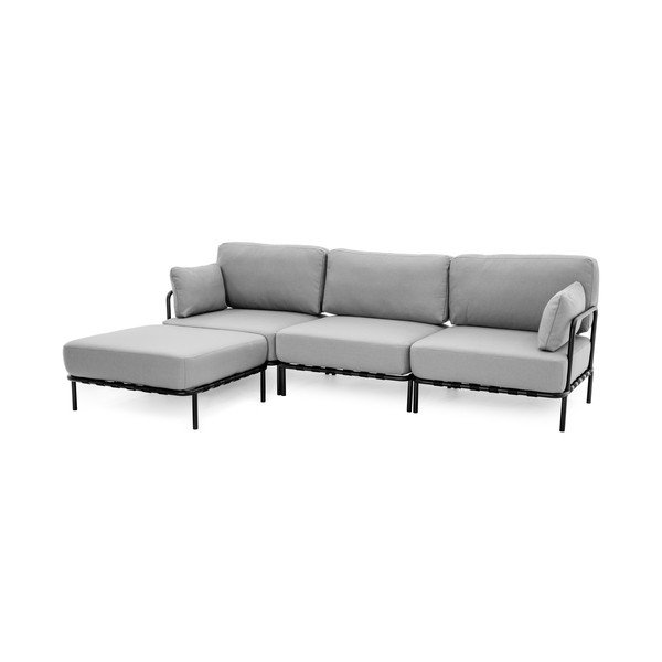 Svetlosivá záhradná modulárna pohovka 234 cm Salve – Sit Sit-image-3